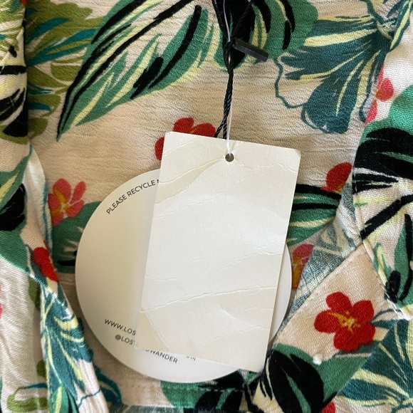 Lost + Wander seaside escape tropical cover up midi dress - Picture 6 of 9